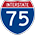 Interstate 75 shield